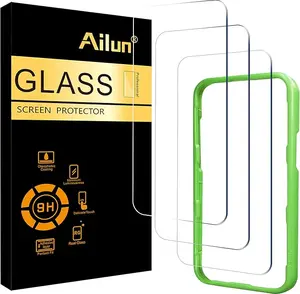 3 Pack Screen Protector for iPhone 17 / iPhone 16 Pro [6.3 inch] with Installation Frame, Dynamic Island Compatible, Case Friendly[Not for iPhone16/16Plus/16Pro Max/17Pro/17Pro Max/Air]