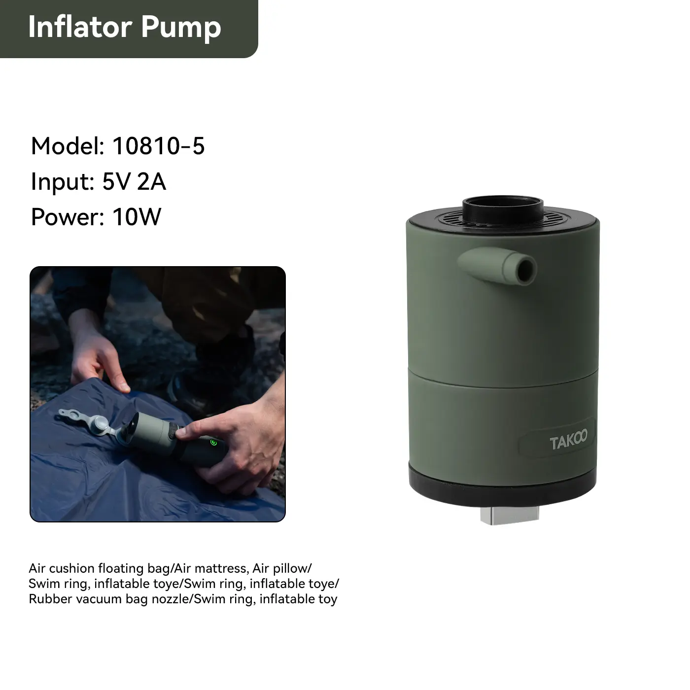 Inflator Pump Module