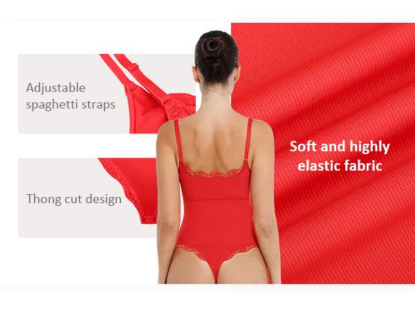 FeelinGirl Women Lace Bodysuit Scoop Neck Sleeveless Cami Spaghetti Strap Tank Tops Shapewear Thong Body Suits Gift Womenswear Comfort dealsforyoudays FeelinGirl Women Lace Bodysuit Scoop Neck Sleeveless Cami Spaghetti Strap Tank Tops Shapewear Thong Body Suits Gift Womenswear Comfort dealsforyoudays