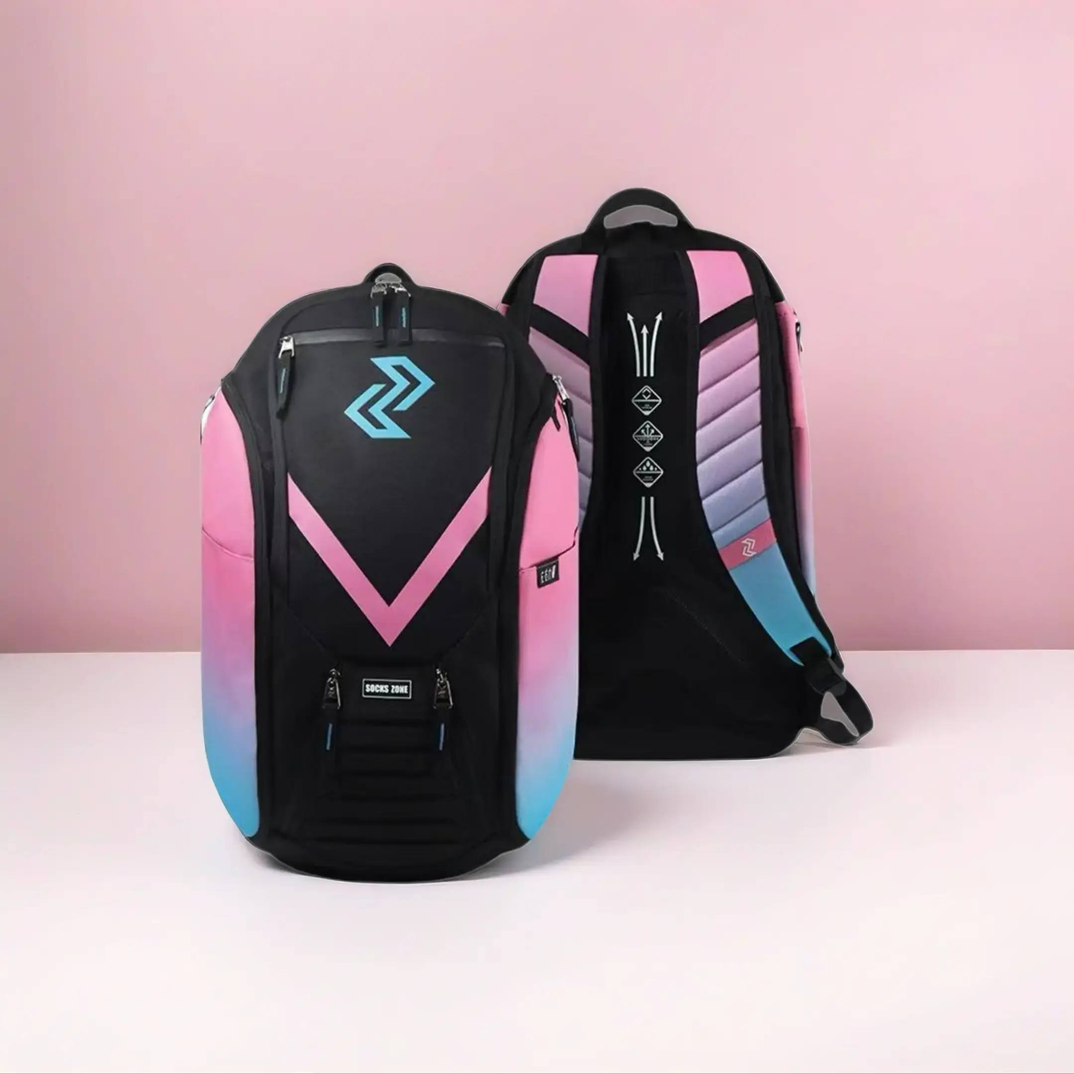 LEFIGHT Large Sports Backpack: The "Built Different" Game Changer – Built-in Shoe Compartment + Water-Resistant for Basketball, Soccer & Gym Training Equipment Sportsball basketball