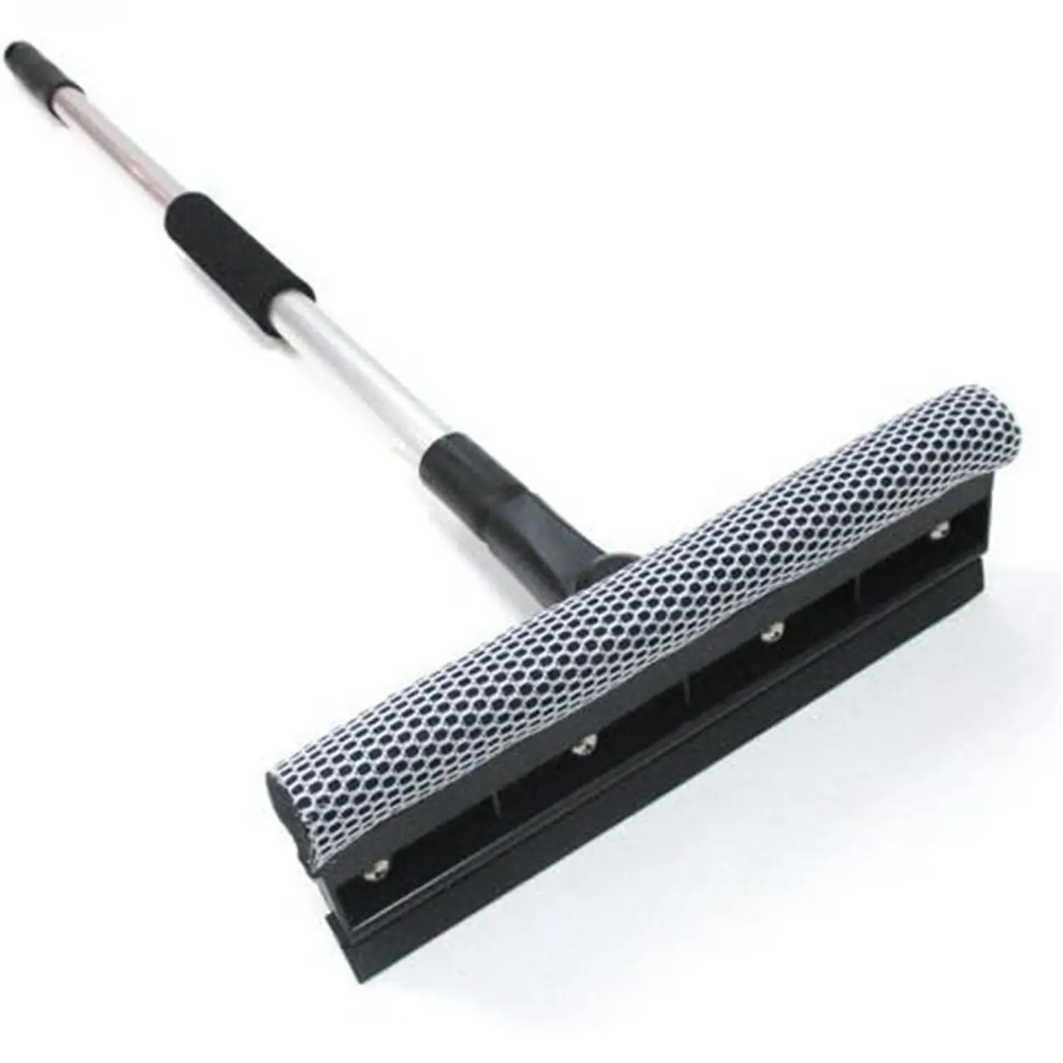 38" Extendable Window Squeegee Cleaner Long Handle Car Cleaning Windows Glass