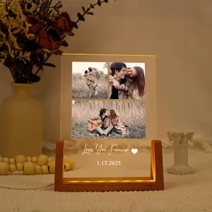 Personalized Photo Night Light, Couple Photo Lamp, Sentimental Boyfriend Gifts, Custom Gifts for Him Boyfriend, Valentines Day Gift for Bf, Anniversary Gift, Valentine's Gifts for Bf