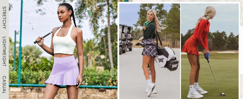 EKOUAER Women's Athletic Golf Skorts Lightweight Skirt Pleated with Pockets for Running Tennis Workout EKOUAER Women's Athletic Golf Skorts Lightweight Skirt Pleated with Pockets for Running Tennis Workout