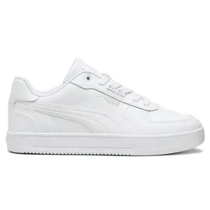 PUMA Mens Caven 2.0 Lux Lace Up Sneakers Shoes Casual - White