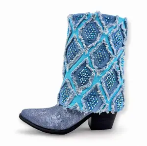Gram Glam Boot Indicolite AB Diamonds