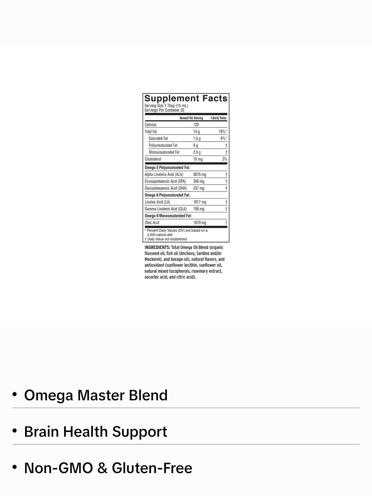 Total Omega® 3-6-9 Lemonade Flavor Supplement Fitness Healthcare Dietary Total Omega® 3-6-9 Lemonade Flavor Supplement Fitness Healthcare Dietary