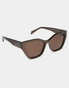 DIFF EYEWEAR  Womens Evie Sunglasses, Brown