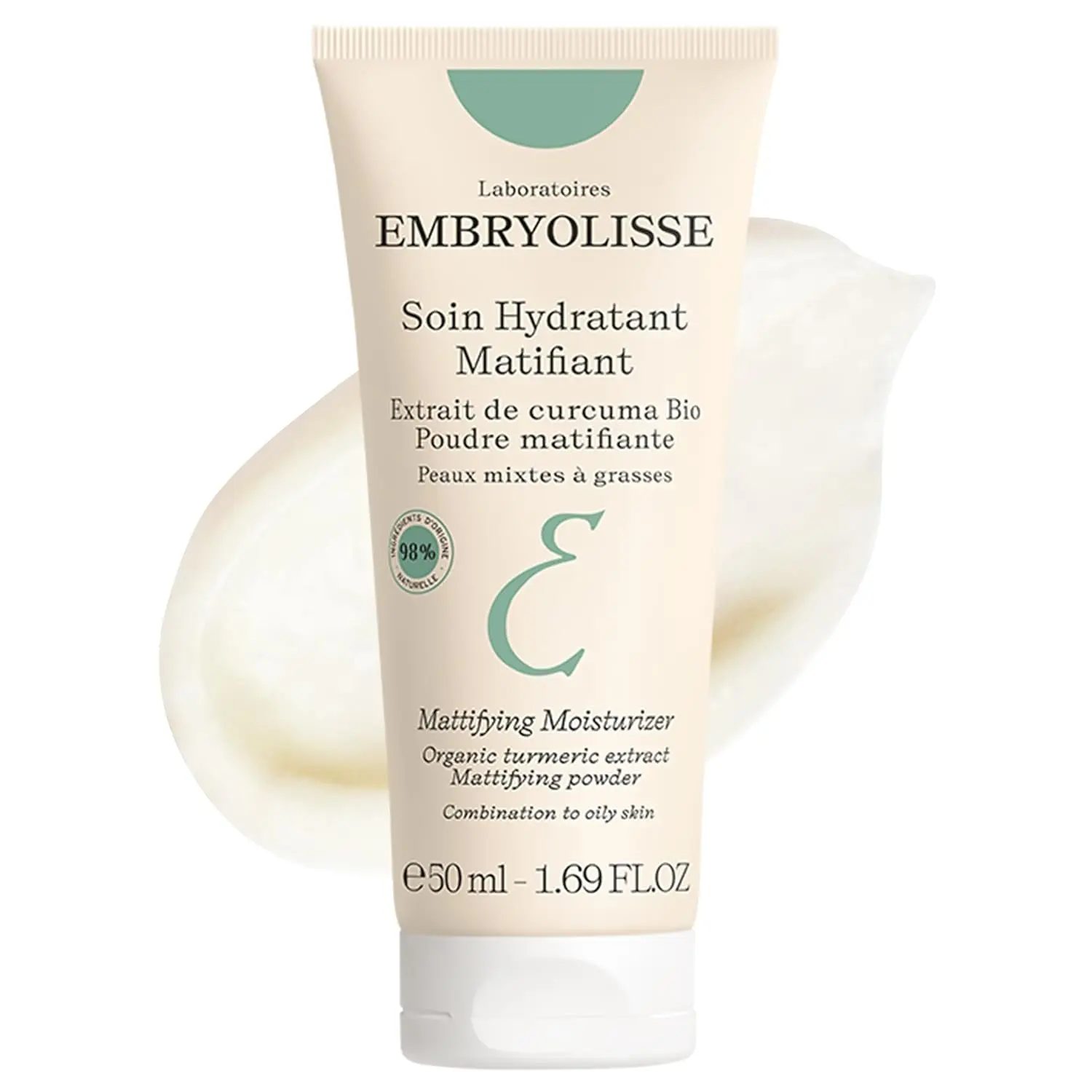 Embryolisse Mattifying Moisturizer for Oily & Combination Skin, 1.69 Fl Oz