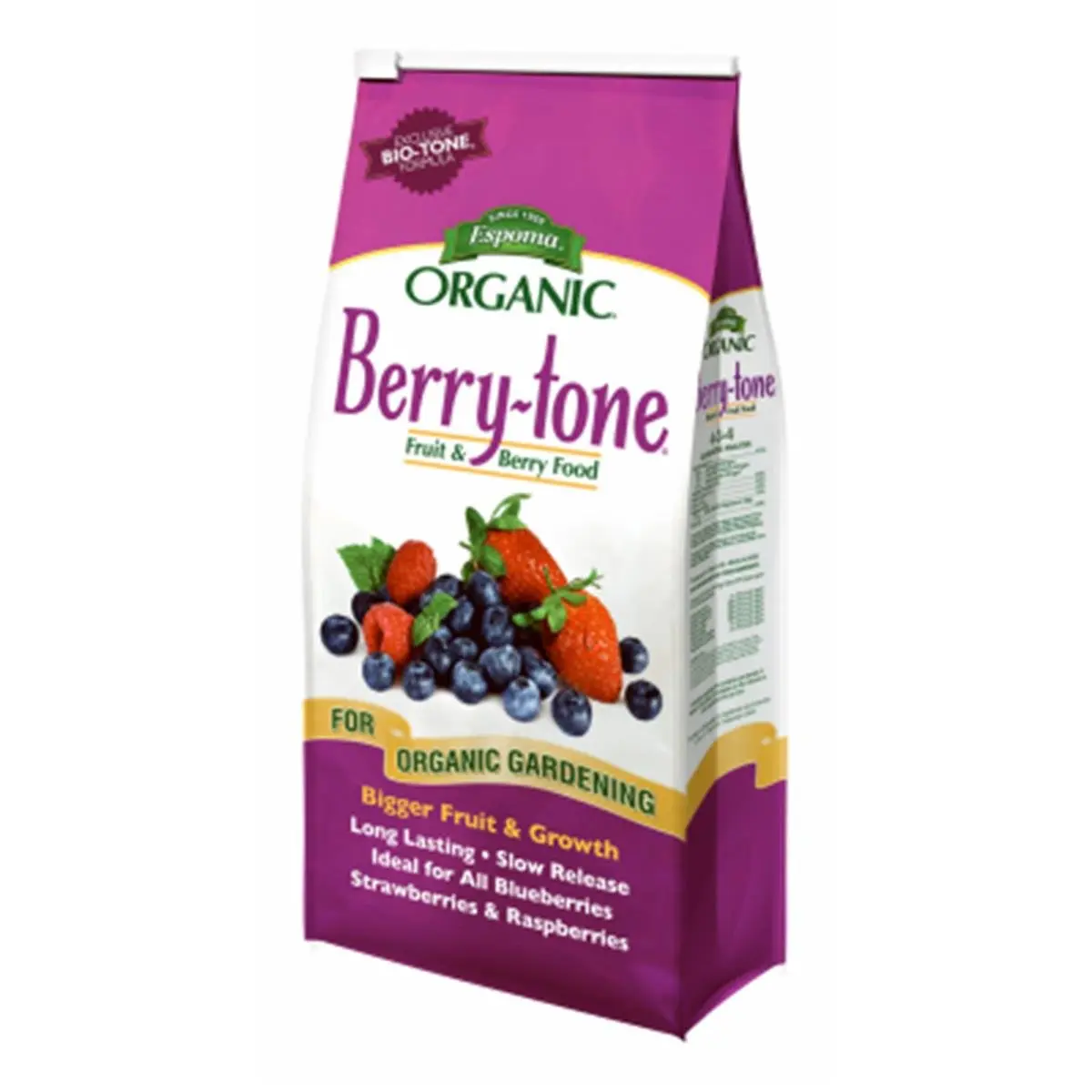 Espoma Organic Berry Tone Fertilizer, All-Natural Plant Food for Home Improvement Gardens, Greenhouses, 4 lb