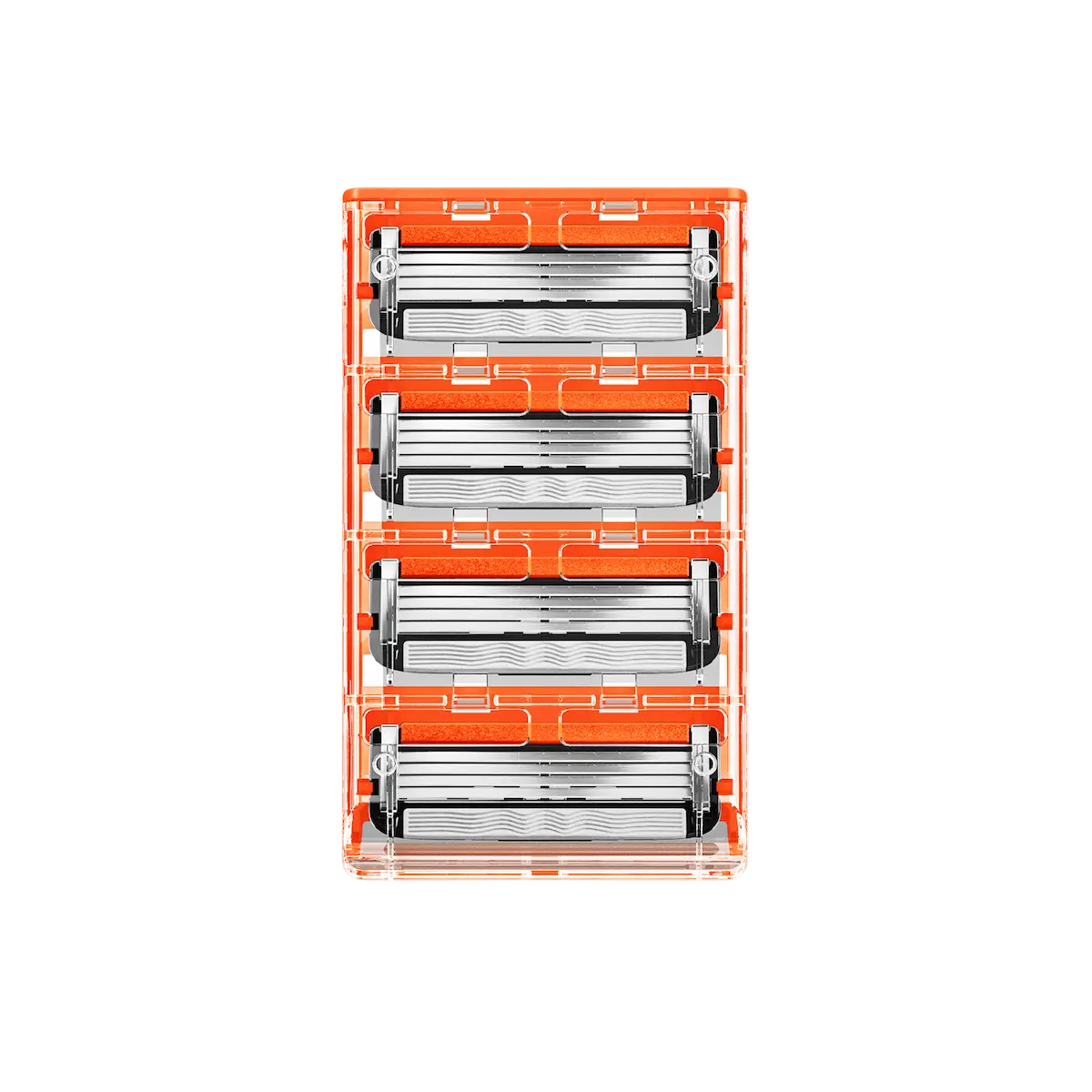 Dollar Shave Club Classic 4 Blade Razor Refills – Easy Rinsing Stainless Steel Razor Blades for Thick Hair & Hard-to-Reach Areas