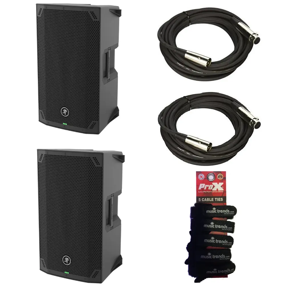 2x Mackie Thump12v4 12” Professional Powered Loudspeaker With Bluetooth