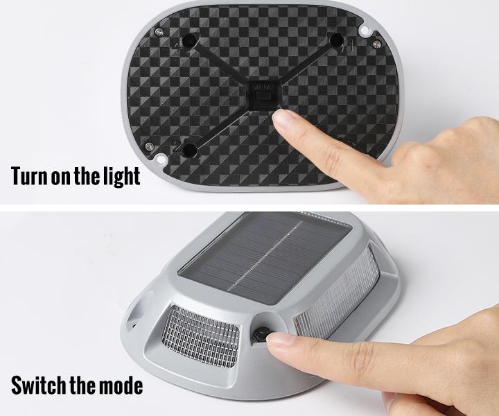 FabStyl Durable Aluminum Solar Driveway Deck Dock Light, 9 RGB Lighting Colors Modes, Ourdoor Waterproof Decorative Light Lamp for Ground, Pathway, Boat Dock, Step, Walkway, Path, Garden, Lane, Yard, Patio FabStyl Durable Aluminum Solar Driveway Deck Dock Light, 9 RGB Lighting Colors Modes, Ourdoor Waterproof Decorative Light Lamp for Ground, Pathway, Boat Dock, Step, Walkway, Path, Garden, Lane, Yard, Patio