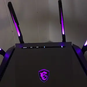 MSI RadiX AXE6600 WiFi 6E Tri-Band Gaming Router  support 2.5GHz/5GHz/6GHz, AI QoS support