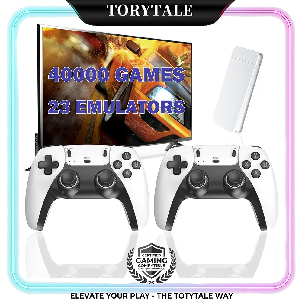 NEW Upgraded Retro Game Stick with Retro Games [NO PS2/N64/gamecube] HDMI Output Plug and Play Wireless Controller for TV Monitor Video Gamepad Console Made For Gaming