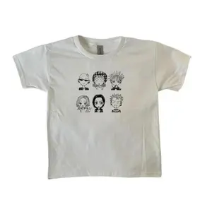 Nana Chibis Anime Baby Tee, Y2k Clothing, Pinterest ,Vintage, Streetwear, Trendy, Black Stones, Hachi Graphic Tee