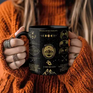 Velaris ACOTAR Mug Fantasy Bookish Gift, Night Court Coffee Cup, Sarah J. Maas Fan Art, Feyre and Rhysand Quote Mug for Book Lovers