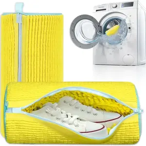 Washing Machine Shoe Bag, 1-Piece Durable Zipper Shoe Laundry Bag, Shoe Storage Bag, Laundry Tools & Accessories for Home Laundry Room