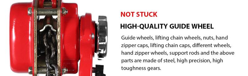 【GARVEE】Lever Chain Hoist, Manual Lever Hoist Come Along 0.75 TON /1650 LBS, 10 Feet Lift Steel Chain with Heavy Duty Hooks Industrial Grade Steel for Lifting Pulling Building Garages Warehouse