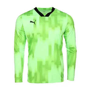 PUMA Mens Teamtarget Goalkeeper Long Sleeve Jersey Soccer Cleats  - Green
