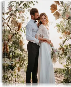 Canvas Prints With Your Photos, Custom Wall Art, Personalized Picture to Canvas, Custom Poster, Photo Prints, Pictures for Pet Family, Gift for Mom Friend, Decor for Home Bedroom Framed Ready to Hang