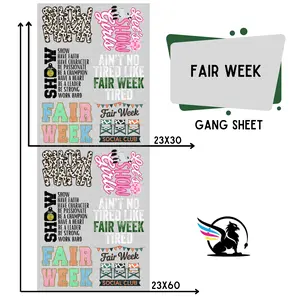 Fair Week | Premade DTF Transfer Gang Sheet For Graphic Tees