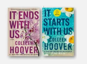 It Starts With Us and It ends With Us By Colleen Hoover 2 Books Collection Set