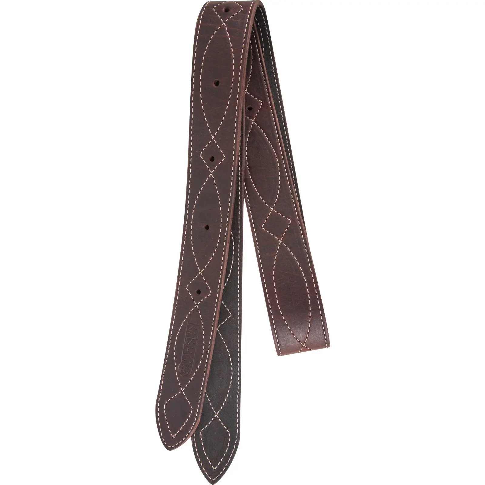Martin Saddlery Leather Gunslinger Stitched Off Side Latigo Strap