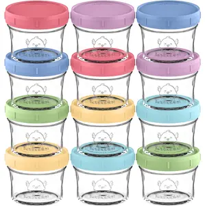 Prep Jars Baby Food Storage Glass Containers