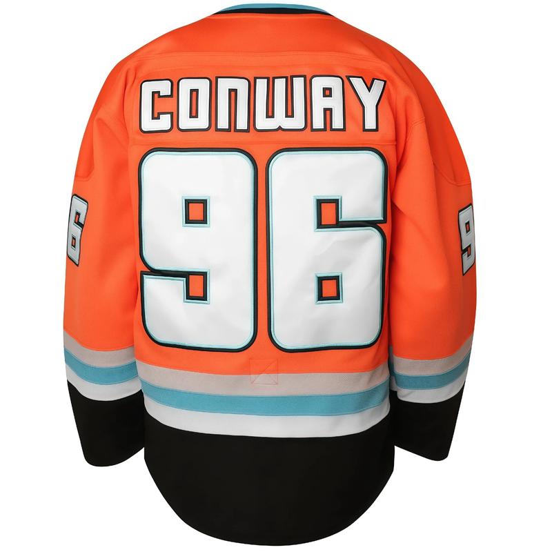 Mighty Ducks Jersey #96 Conway Jersey 99 Banks Jersey, Movie Ice Hockey Jersey, Broidery Letters and Numbers in Sport Specific Clothing in Sports Outdoors Christmas Eve gifts Holiday Longsleeves Round Neck Mighty Ducks Jersey #96 Conway Jersey 99 Banks Jersey, Movie Ice Hockey Jersey, Broidery Letters and Numbers in Sport Specific Clothing in Sports Outdoors Christmas Eve gifts Holiday Longsleeves Round Neck