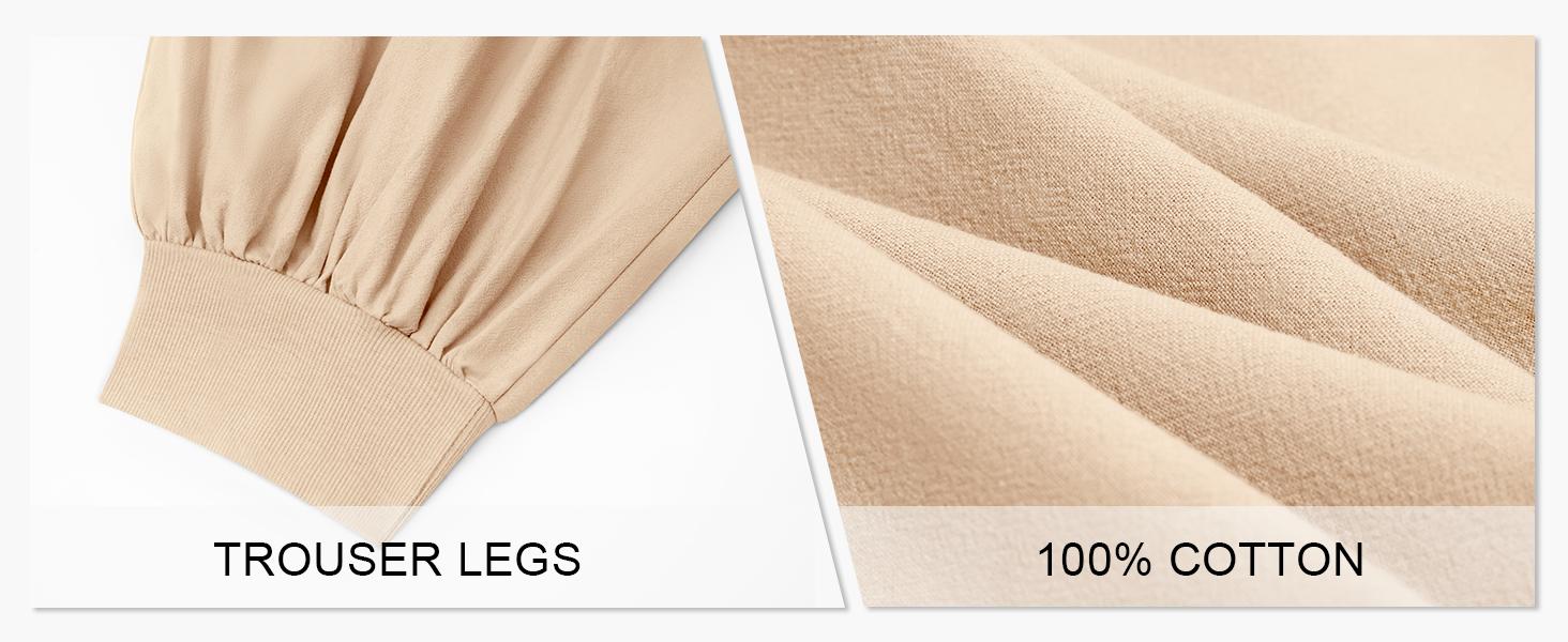 Runcati Mens Harem Pants Casual Elastic Waist Drawstring Baggy Hippie Trousers Cotton Linen Boho Yoga Beach Pants