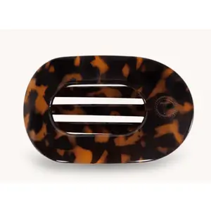 Teleties | Tortoise Medium Flat Clip