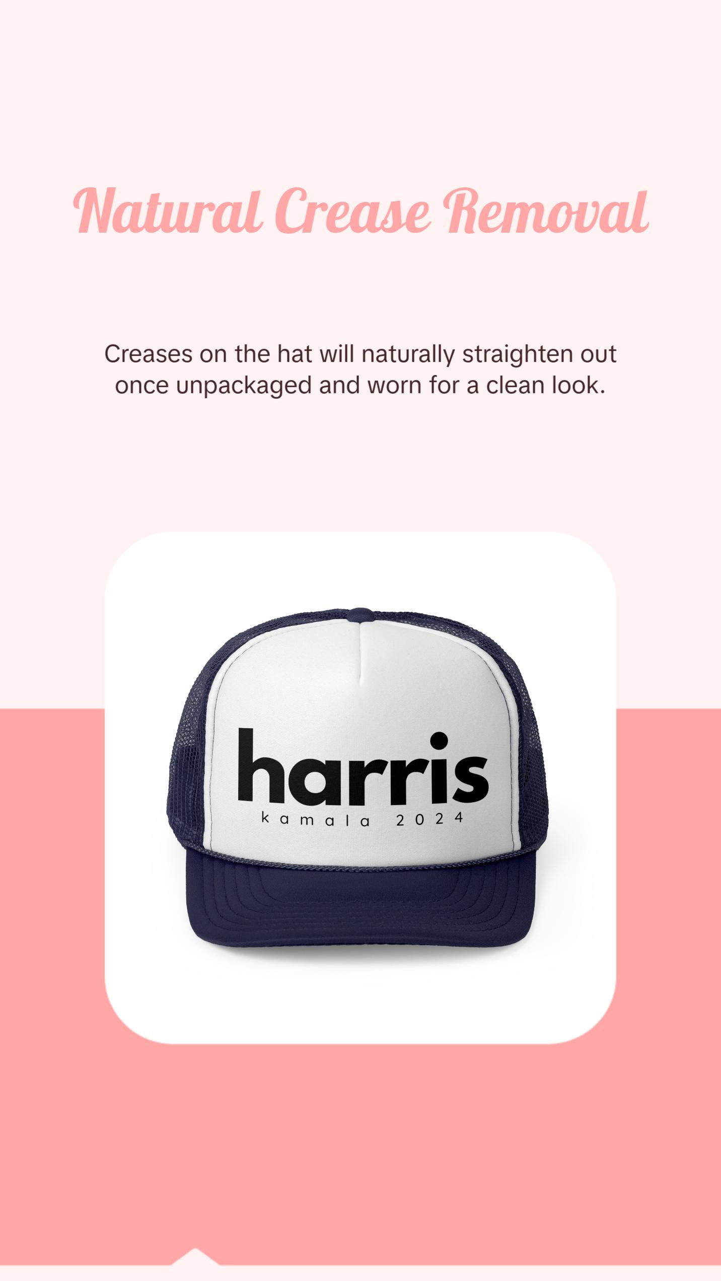 Kamala Harris Trucker Hat - Harris 2024 Hat