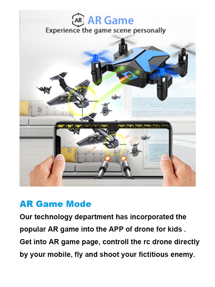 X-PACK 2 Foldable Drone Blue Dual Battery (Camera Version) | HD Aerial Photography, Stable Hover, Easy to Fly for Kids & Adults LM