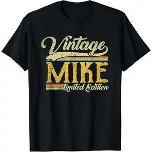 Vintage Mike Name Saying For Men Funny Mike T-Shirt