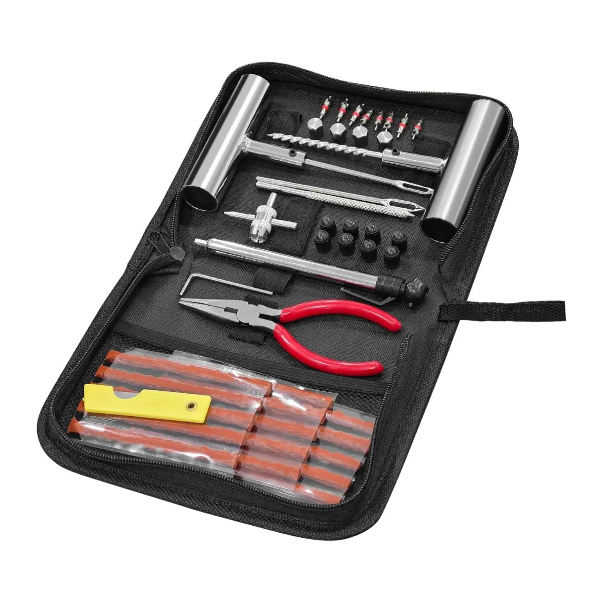 GJANSH Flat Tire Repair Kit with Plugs 45 Pcs for Car, Motorcycle, ATV, Truck, Tractor Flat Tire Puncture Repair