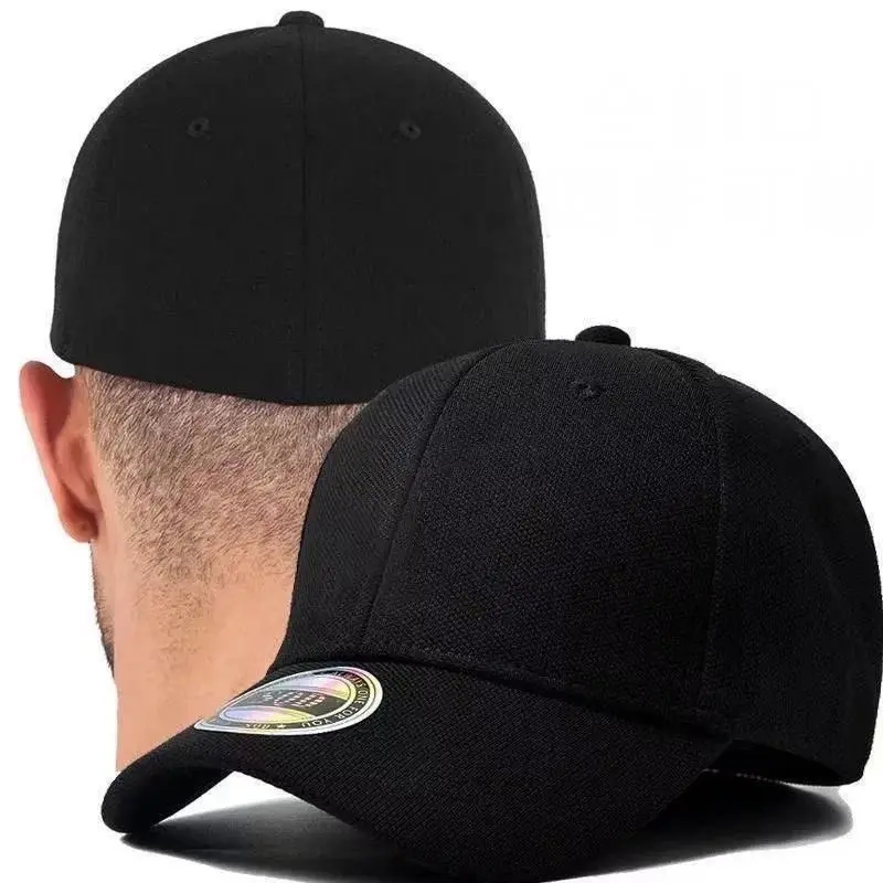 1 pc black baseball cap for men and women, trendy dad hat, low-profile adjustable cap, minimalist streetwear hat, casual fashion for everyday wear, unisex hip hop style hat
