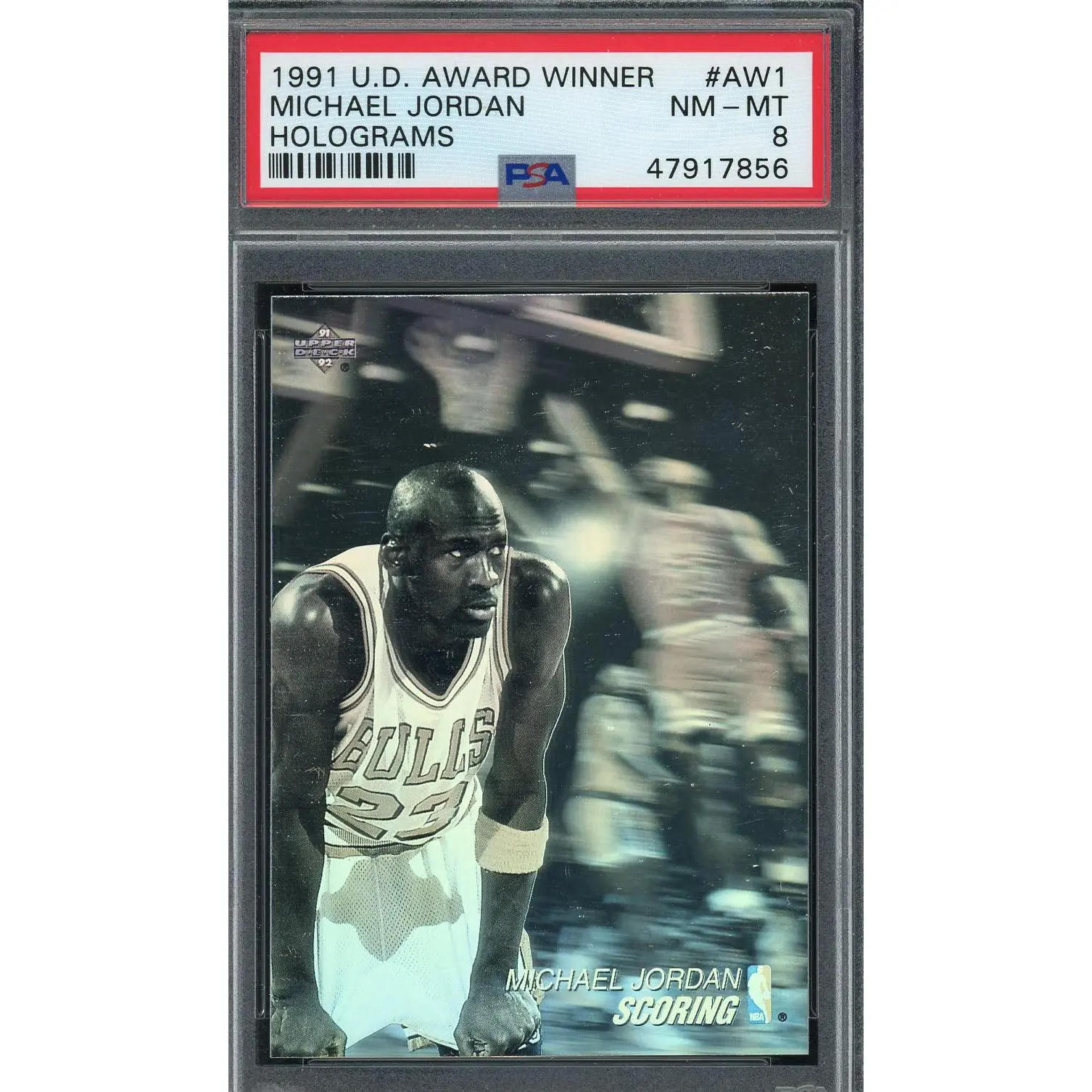 michael jordan upper deck holographic card 1991 Michael Jordan Upper Deck AW1 Holographic Basketball Card Super C –  AltezzaGameShop main image 0