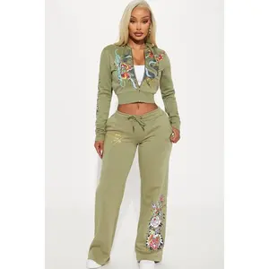 Ed Hardy Butterfly Pant - Sage H