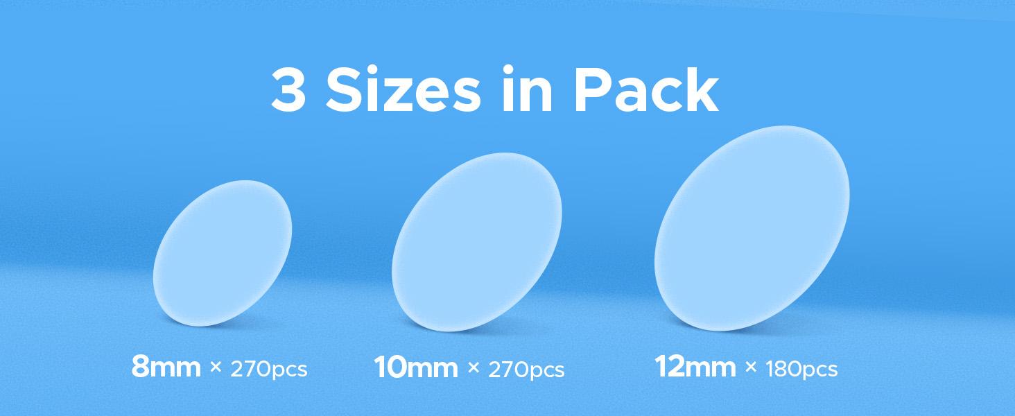 LitBear Pimple Patch Bulk 720 Count 3 Sizes Acne Spot Stickers Hydrocolloid Zit Covers for Face and Breakouts Invisible Skin Friendly for All Skin Types