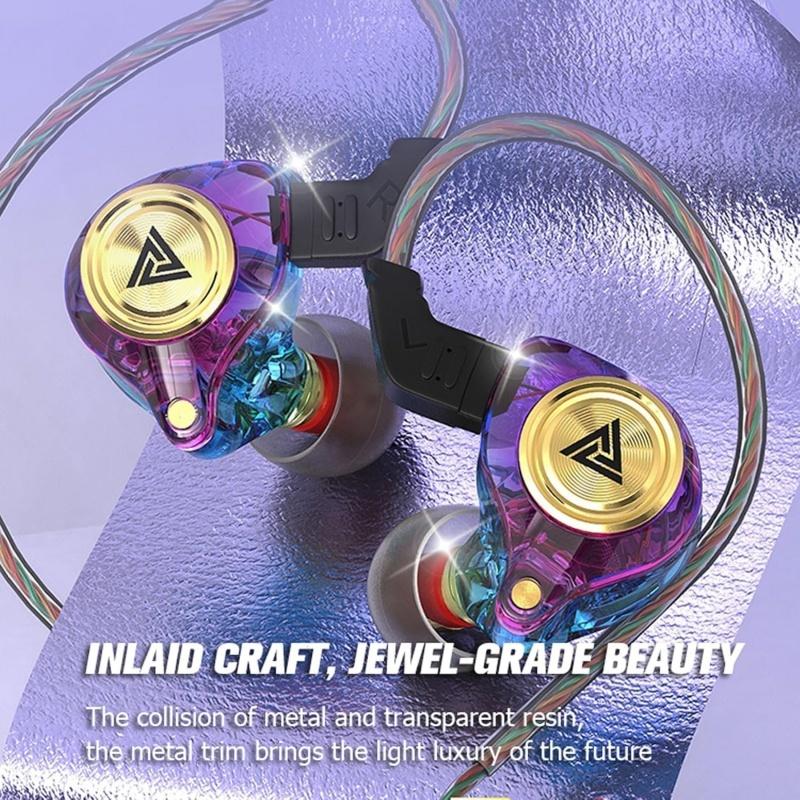 QKZ AK3 in Ear Monitor Headphones, Portable 3.5mm Wired Gaming IEM in-Ear Earphones Ear Buds, HiFi Stereo Headphone Cool White Clear Inear Monitors Earbuds for Singers Musicians with Mic IEM for Music Video Calling QKZ AK3 in Ear Monitor Headphones, Portable 3.5mm Wired Gaming IEM in-Ear Earphones Ear Buds, HiFi Stereo Headphone Cool White Clear Inear Monitors Earbuds for Singers Musicians with Mic IEM for Music Video Calling