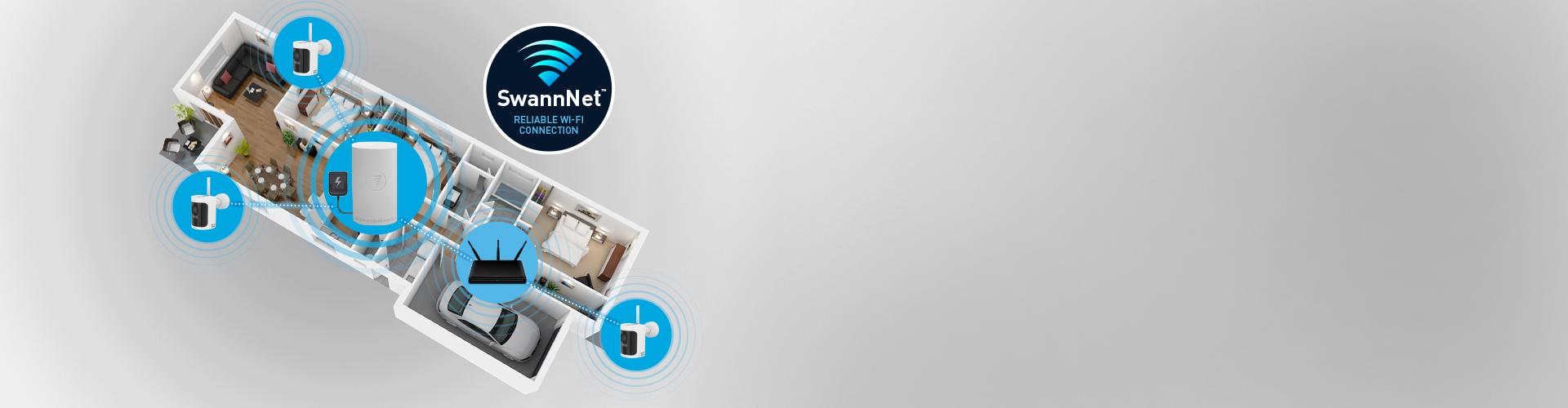 AllSecure600 2K Wireless Security Kit with 3 x Wire-Free Cameras & NVR Tower | SWNVK-600kH2