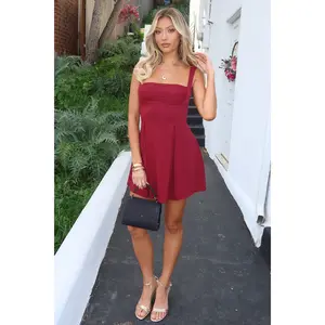 Mazey Square Neck Mini Dress