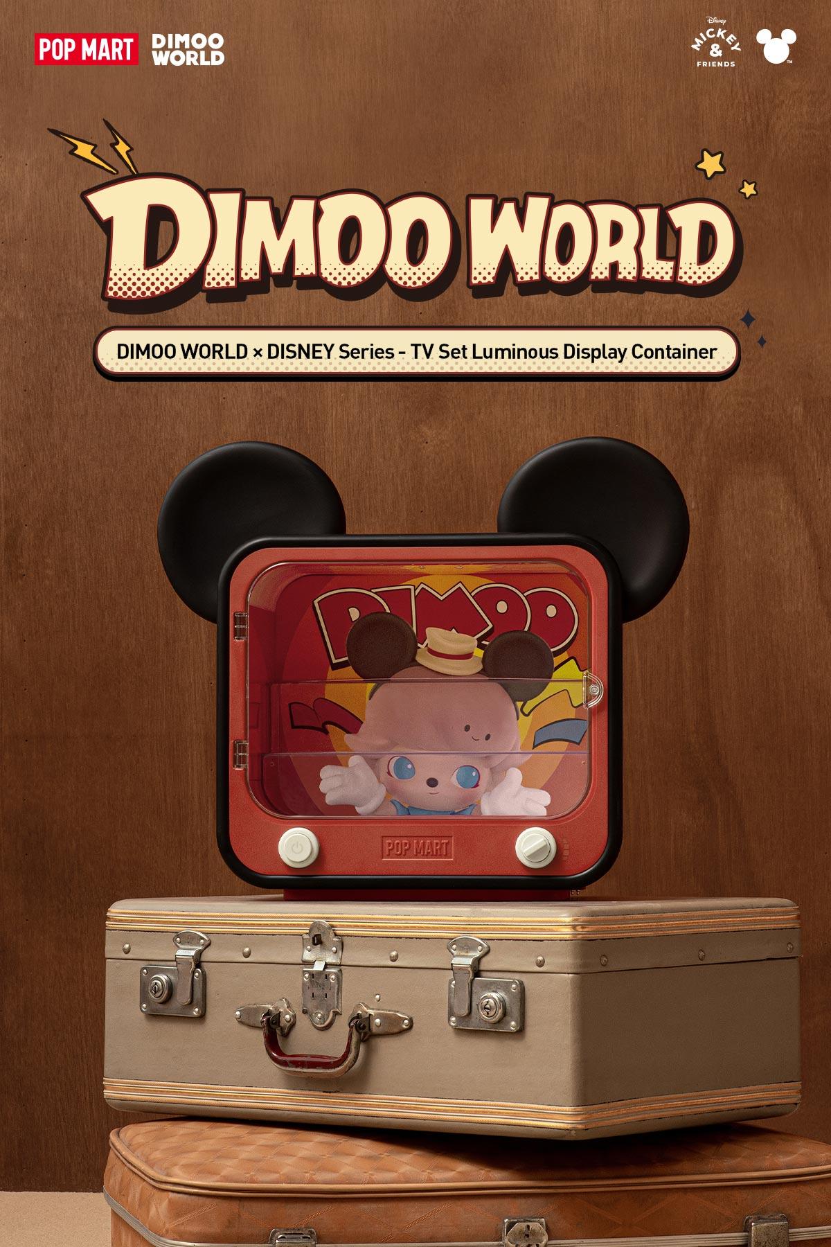 [Spanish]-DIMOO WORLD × DISNEY Series – Contenedor Iluminado en Forma de TV