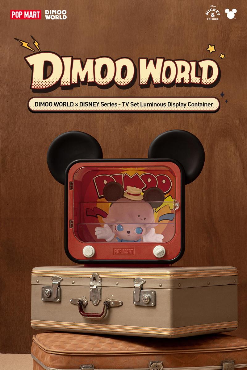 [Spanish]-DIMOO WORLD × DISNEY Series – Contenedor Iluminado en Forma de TV