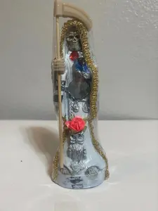 6 inch Santa Muerte Blanca