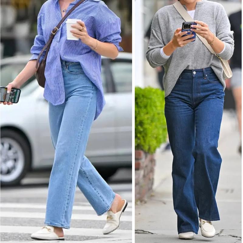 EVELLYHOOTD Pretty Comfort Mules for Women Pointed Toe Snaffle-Trim Backless Loafers Leather Slip On Mule Unisex #8001