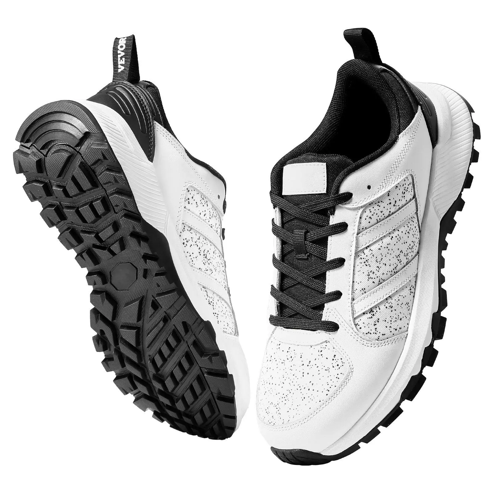 VEVOR Cross Training Shoes M Width Sneakers US Size 12 Wide Toe Box Shoes White