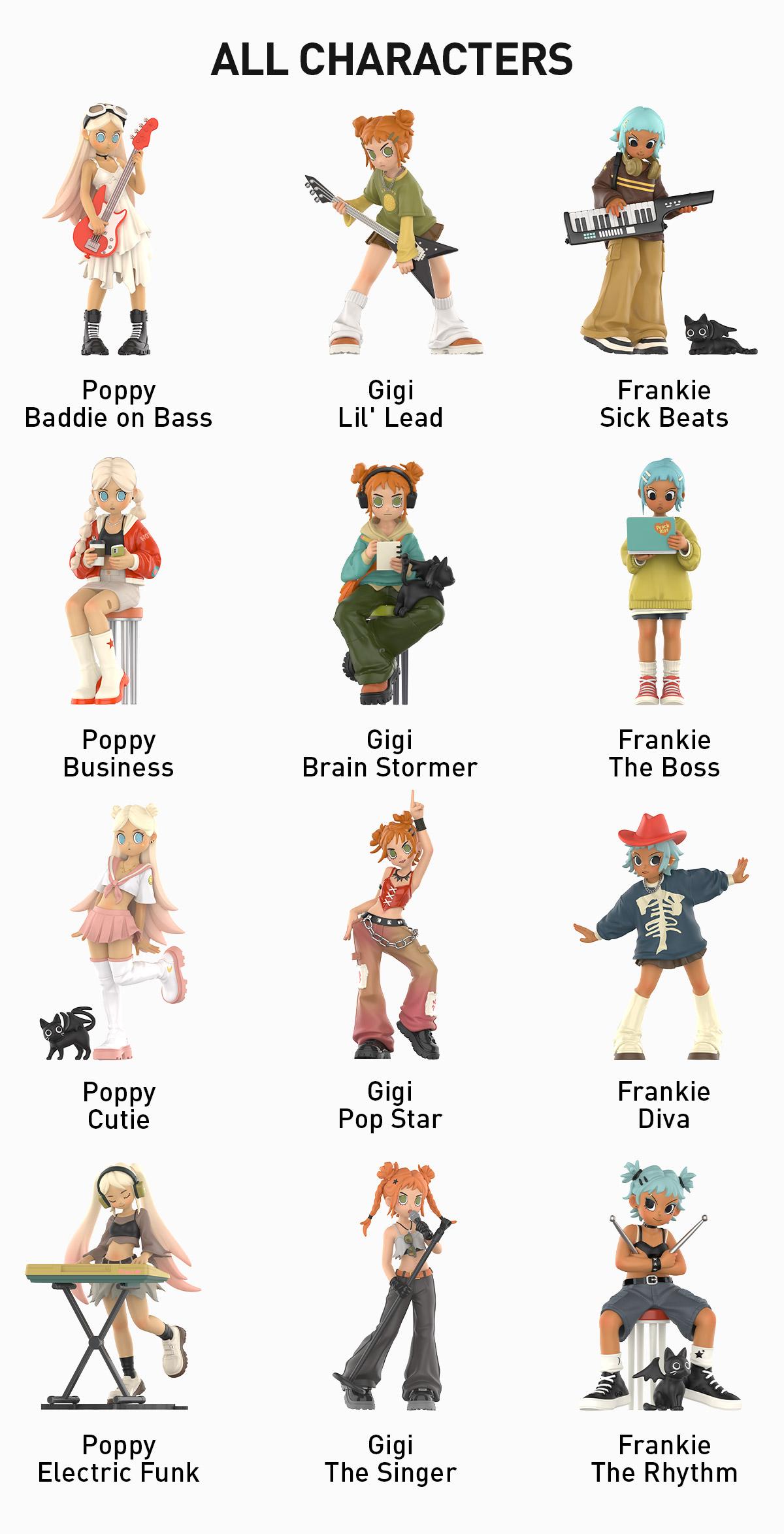 POP MART Peach Riot Rise Up Series Figures, Blind Box