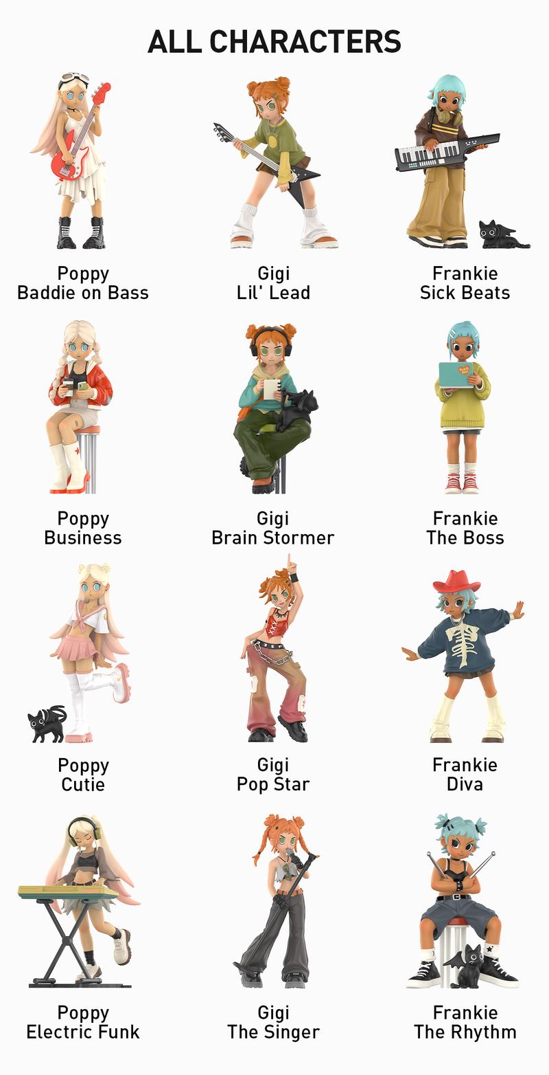 POP MART Peach Riot Rise Up Series Figures, Blind Box