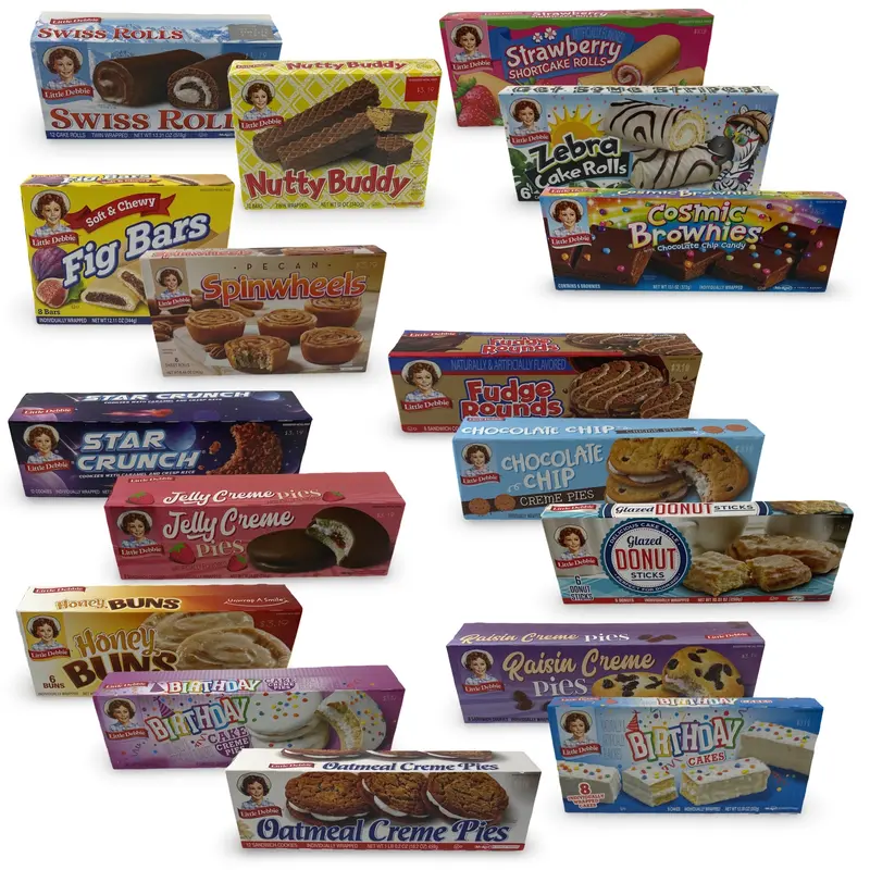 Little Debbie Snack Cakes Multipack Box | Choose Your Favorite Variety: Creme Pies, Star Crunch, Pecan Spinwheels, Cake Rolls & More